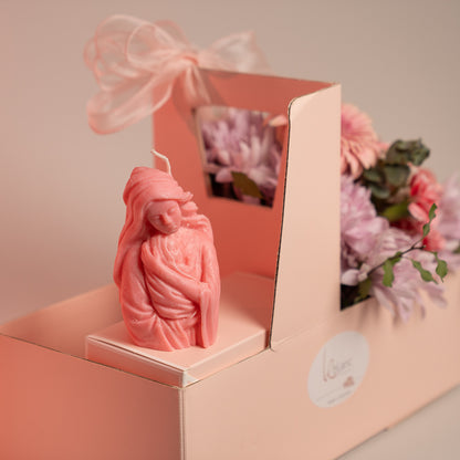 Virgen Mary - Mother and Son Candle - Happy Box