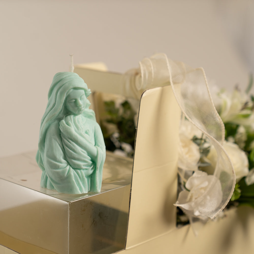 MOTHER MARY candle | mother and baby | mothers love | motherhood |