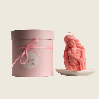 Mother and Baby Candle - Pink