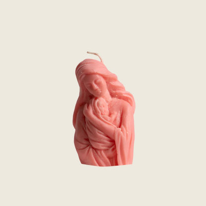 Mother and Baby Candle - Pink