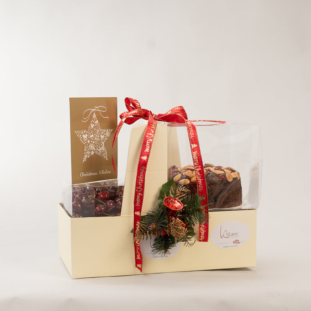 Christmas Gifts - Cherries Hamper Cake