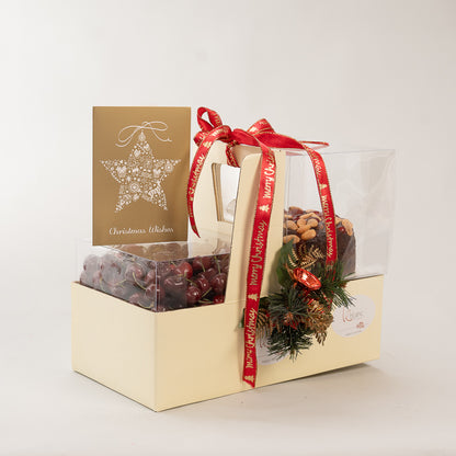 Christmas Gifts - Cherries Hamper Cake