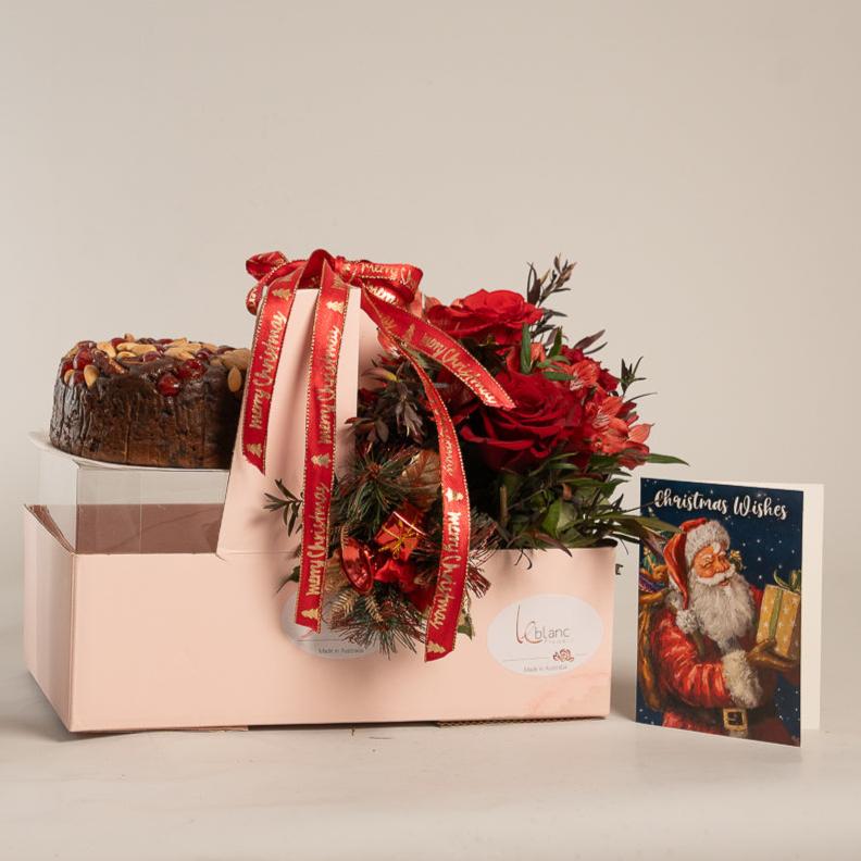 Christmas Gift Box - Red Roses