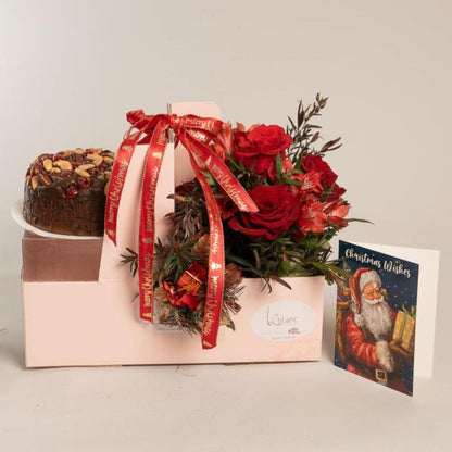 Christmas Gift Box - Red Roses