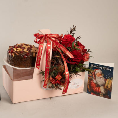 Christmas Gift Box - Red Roses