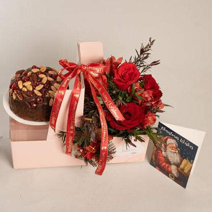 Christmas Gift Box - Red Roses