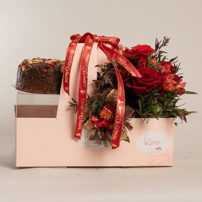 Christmas Gift Box - Red Roses