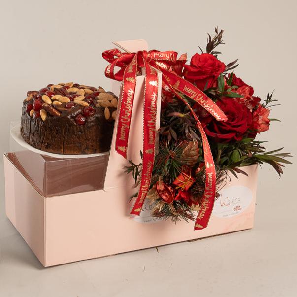 Christmas Gift Box - Red Roses