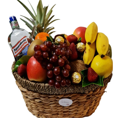 Fruit Basket with Aguardiente